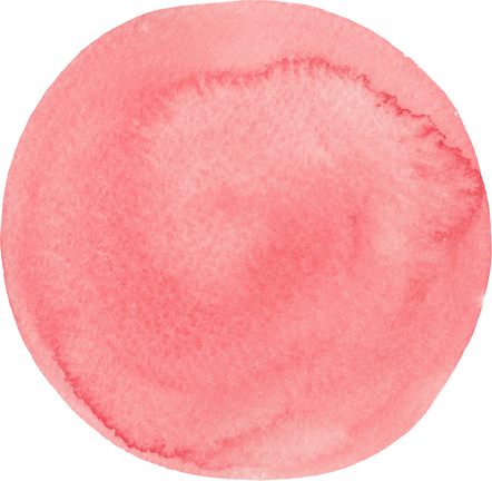 pink watercolor circle